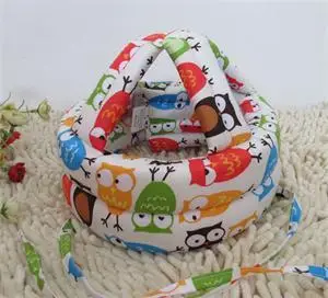 QIUWU New kid baby toddler cap anti-collision protective hat infant safety helmet soft comfortable Security Head Protection | Детская