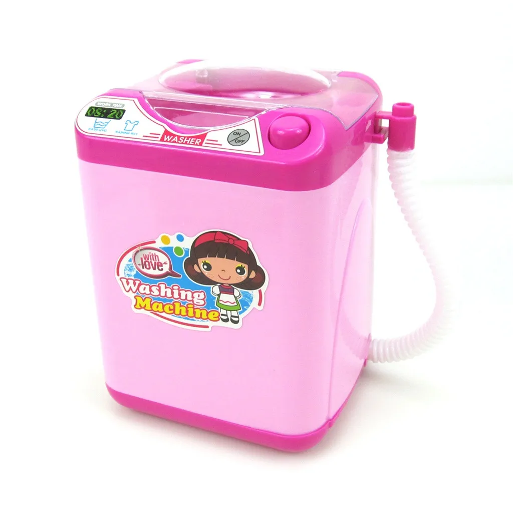 7 шт. Мини электрическая стиральная машина кукольный домик очень полезное