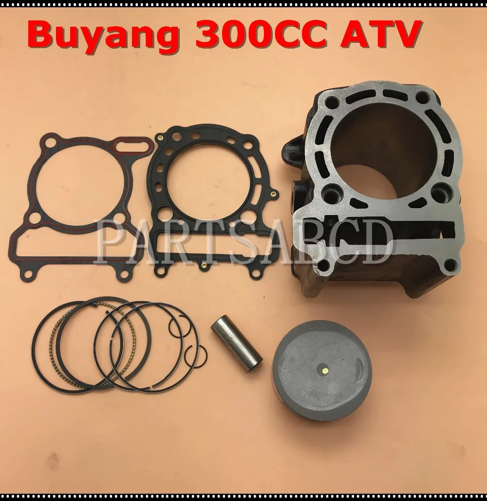 Buyang FA D300 H300 G300 72,5 мм Двигатель цилиндр с поршневым набором 300 300CC ATV Quad Запчасти