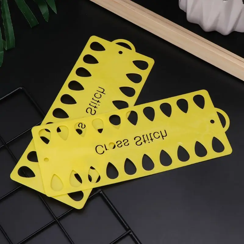 2 шт. пластиковая строчка строк линия доска вышивка шелковая нить Органайзер