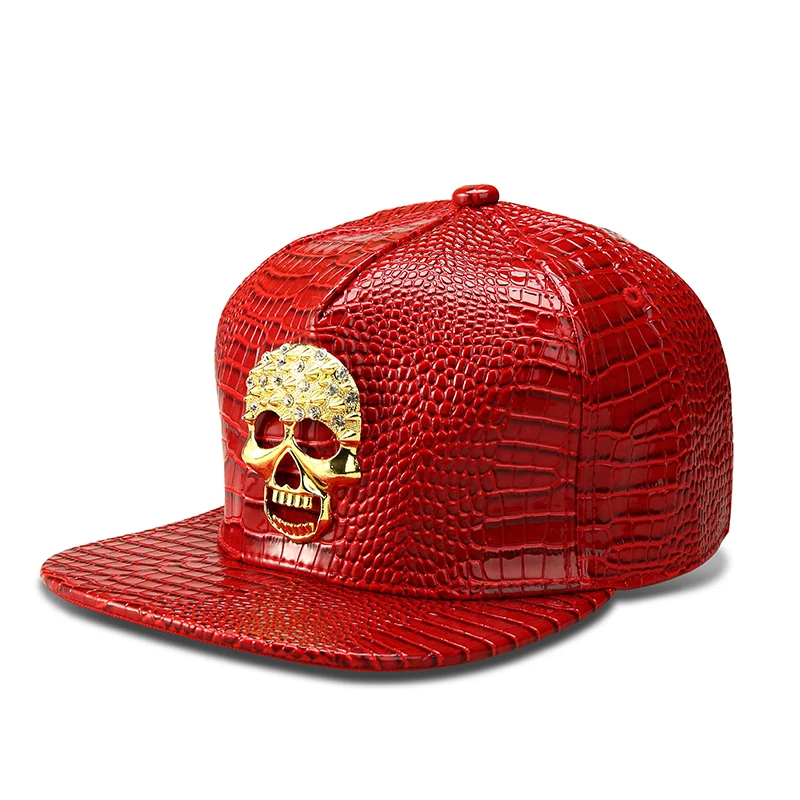 NYUK Bling Crystal Gold Skull модные кепки бейсболки хип хоп танцевальные шляпы кепка с прямым