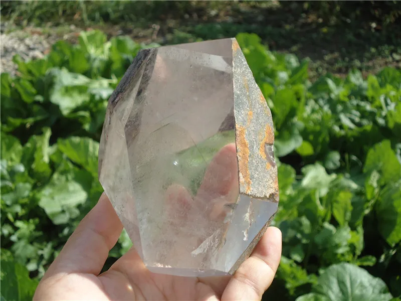 

690G NATURAL CLEAR QUARTZ CRYSTAL SPECIMEN LA1130 free shipping