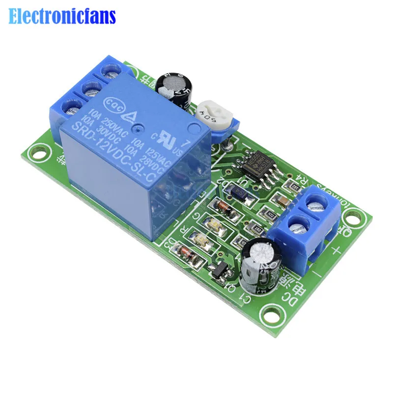 NE555 DC 12V переключатель таймера задержки проводимости Регулируемый Модуль реле