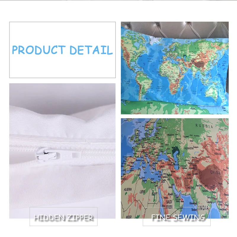 3 шт./компл. набор постельного белья с изображением карты мира королевское одеяло