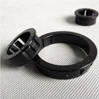30 pcs mounting hole wire cable protector nylon bushing black cable seal hole plugs electrical wire grommets wire gasket