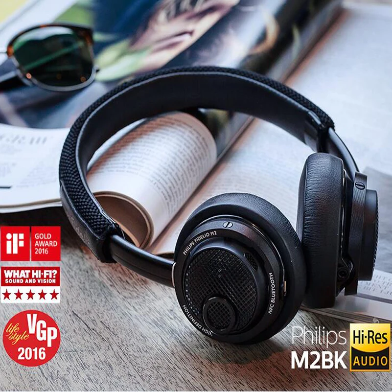 Новинка 2018 беспроводные Bluetooth наушники Philips M2BT/00 портативная NFC гарнитура Hi Fi