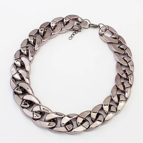 Ожерелья цепочки в стиле панк для мужчин и женщин|collier femme|chain necklacechoker necklace |