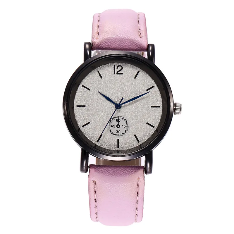 brand new quartz watch women leather strap Korean version of the student couple women's watches with simple | Наручные часы