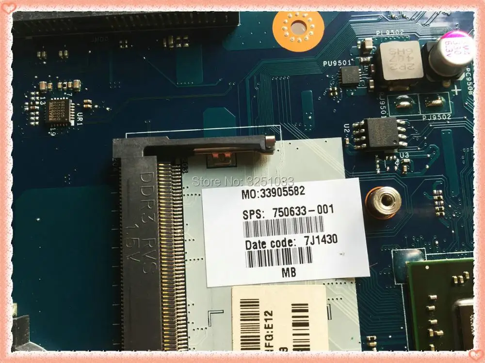Для 15 G ноутбука 750633 501 ZSO51 LA A996P Compaq h для HP g материнская плата 001 E1 2100 DDR3|motherboard hp