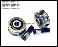 5setlot sg15 sg20 sg25 sg66 m5 m6 m8 screw bolts bearing steel pulley ball bearings track guide roller bearing