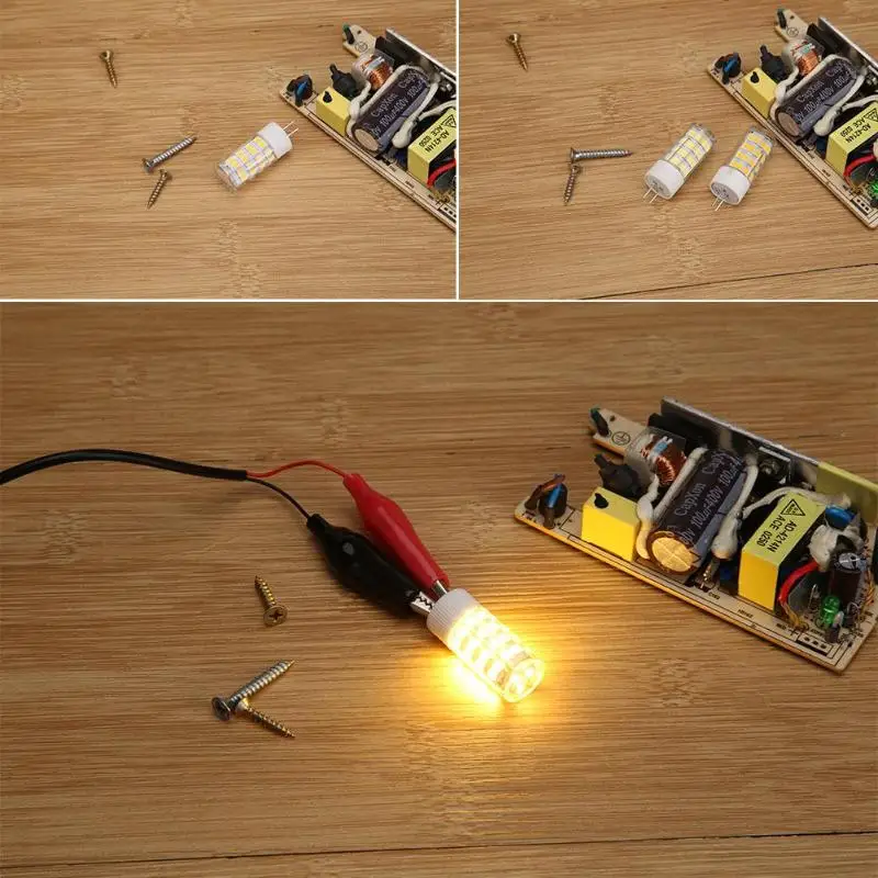51 светодиодный AC/DC 12 V 5 W G4 Светодиодный лампочки SMD 2835 луч прожектор регулируемый угол Заменить галогенная лампа хрустальная люстра Светодиодный лампочки