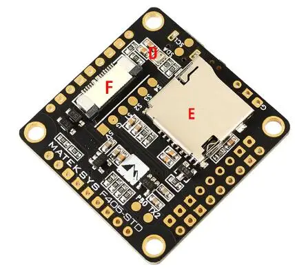 Контроллер полета Matek System STM32F405RGT6 встроенный Инвертер OSD для входного сигнала SBUS