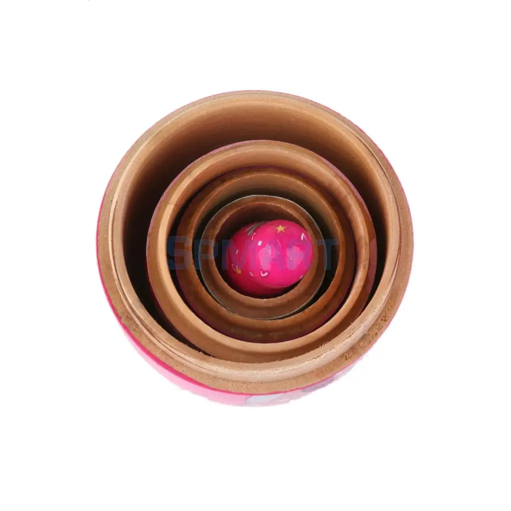 5 шт. деревянные танцевальные русские гнездовые куклы | Игрушки и хобби