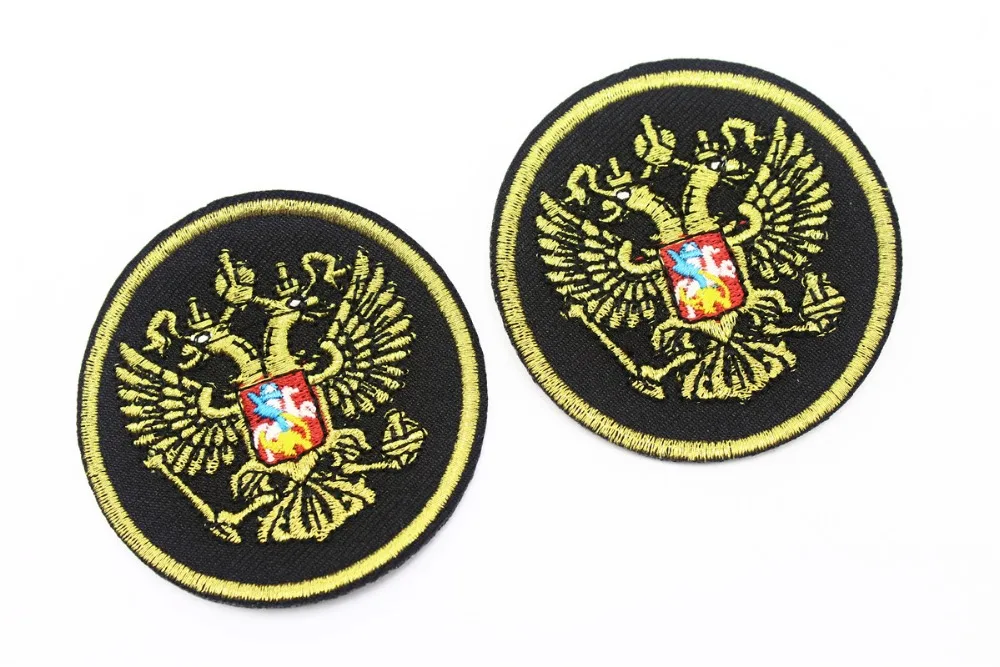 Пальто с орлом Российской Федерации нашивка изображением орла в русском стиле