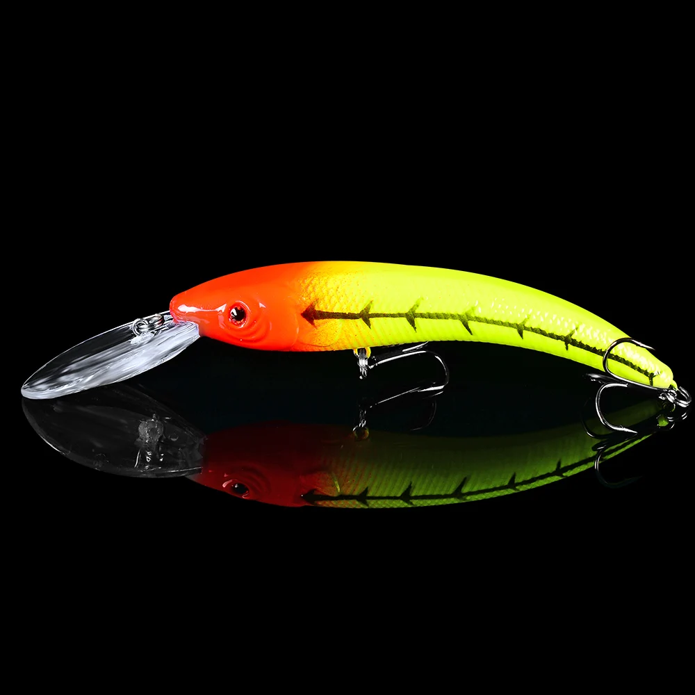 10pc/Lot 2019 Sunlure Top Sale Minnow Painting Fishing lure 6.1&quot-15.5cm Bait 16.5g-0.58oz Tackle With BKB Hook | Спорт и
