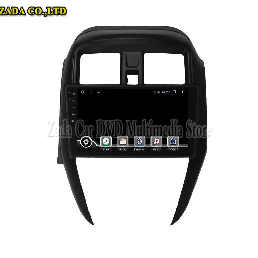 NaviTopia 10.1inch 1024*600 1GB/2GB RAM Quad Core/Octa Core Android 6.0 Car Radio player for Nissan Sunny 2014 2015 2016 | Автомобили и