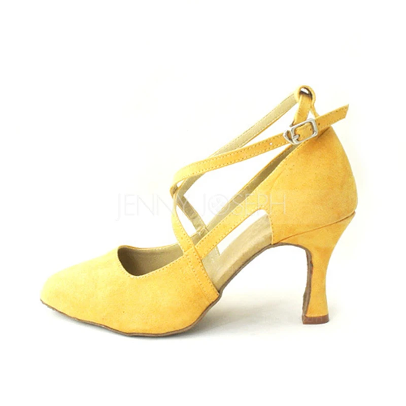 New Design Ladies Women Tango Salsa Ballroom Latin Dance Shoes with Suede Sole 3 Inch Heels | Спорт и развлечения
