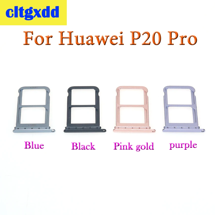 Cltgxdd 1 шт. для Huawei P20 Pro Lite/NOVA 3E держатель лотка сим-карты слот адаптер разъем две SIM