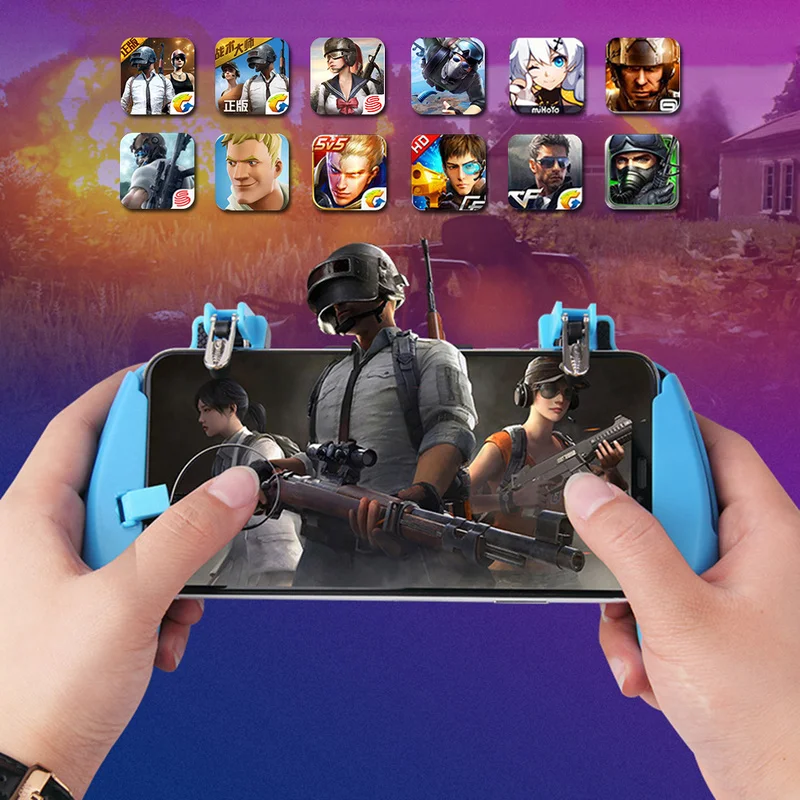 PUBG игра для мобильного телефона триггер металлический L1R1 пожарный геймпад ручка шутер игра джойстик держатель контроллера для IOS Android