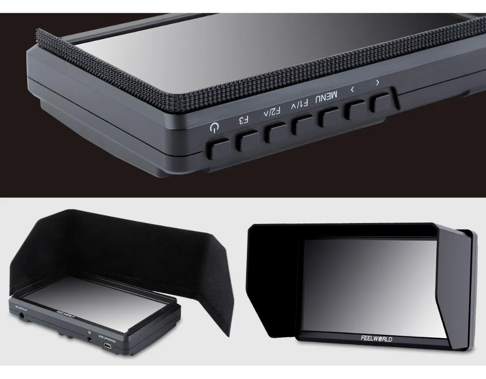 FEELWORLD S55 5,5 дюймов ips на камеру поле DSLR монитор фокус помощь 1280x720 поддержка 4K HDMI вход выход DC включает Наклонный рычаг