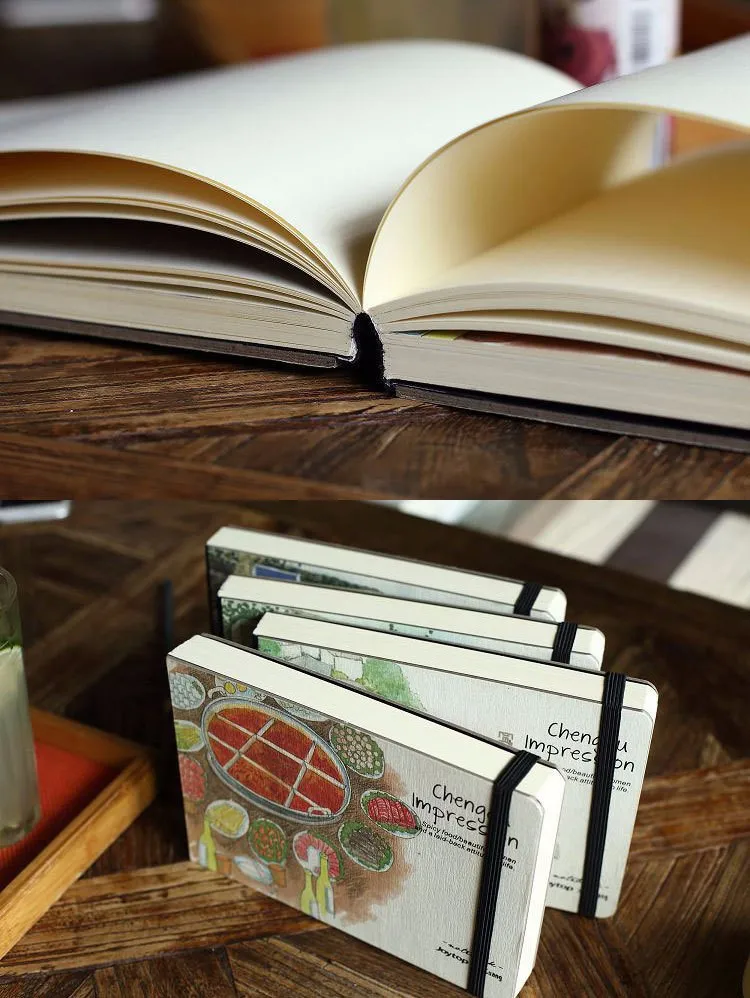 Пекин дали Юньнань Тибет Чэнду креативный блокнот Sketchbook ретро ручная роспись креативный блокнот Bloc de dibujo