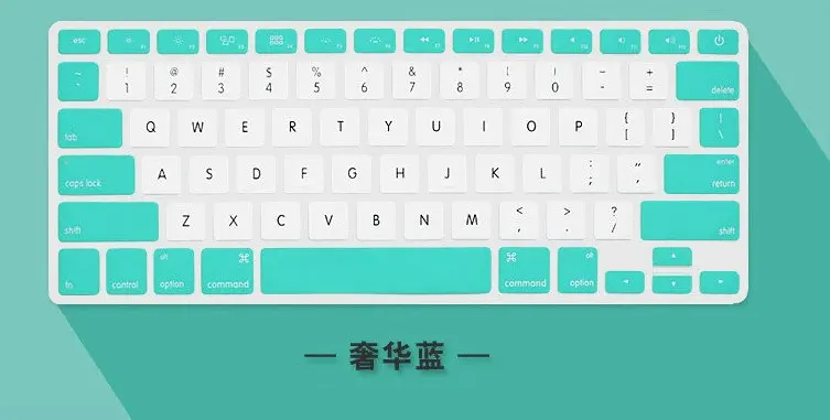 Квадратная рамка с рисунком Силиконовая клавиатура для ноутбука Защитная крышка