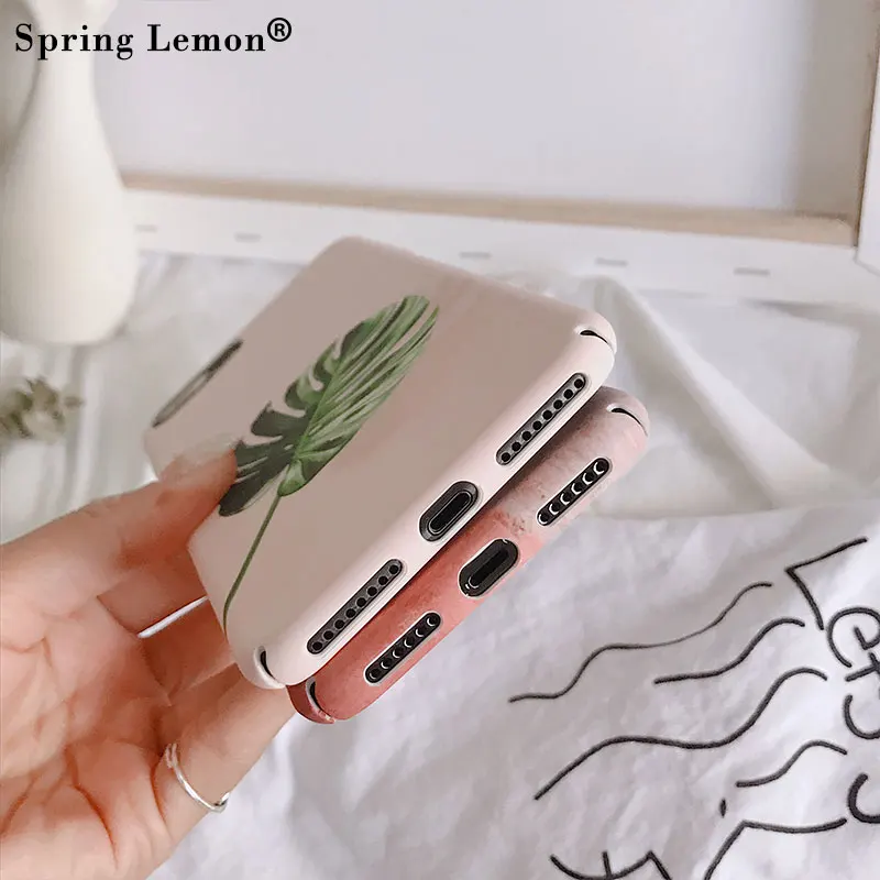 Spring Lemon New Metope Banana Leaf Wall surface Luminous Noctilucent Protection Hard Cover for iphone 8 7 8plus 6splus X 10 |