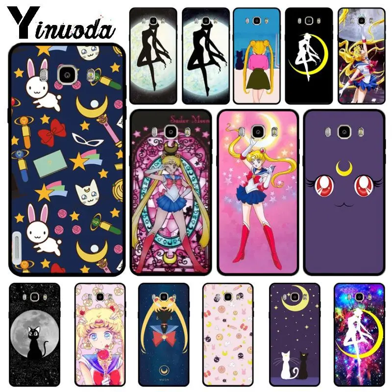 Yinuoda Сейлор Мун DIY печать рисунок чехол для телефона оболочка Samsung Galaxy j6plus j7 prime j8 j2