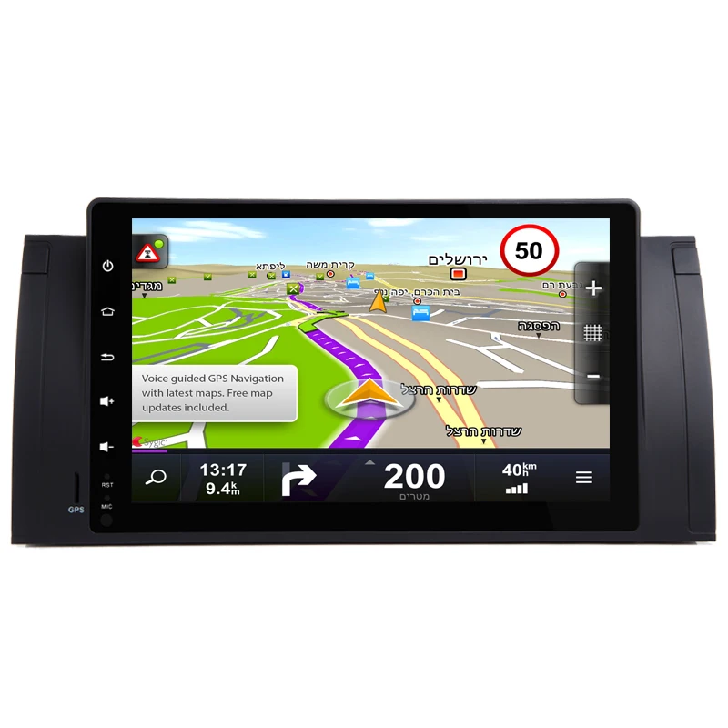 Автомобильный мультимедийный GPS-радиоприемник 9 &quotIPS Android 11 OS для BMW X5 E53 1999-2006 &amp E39