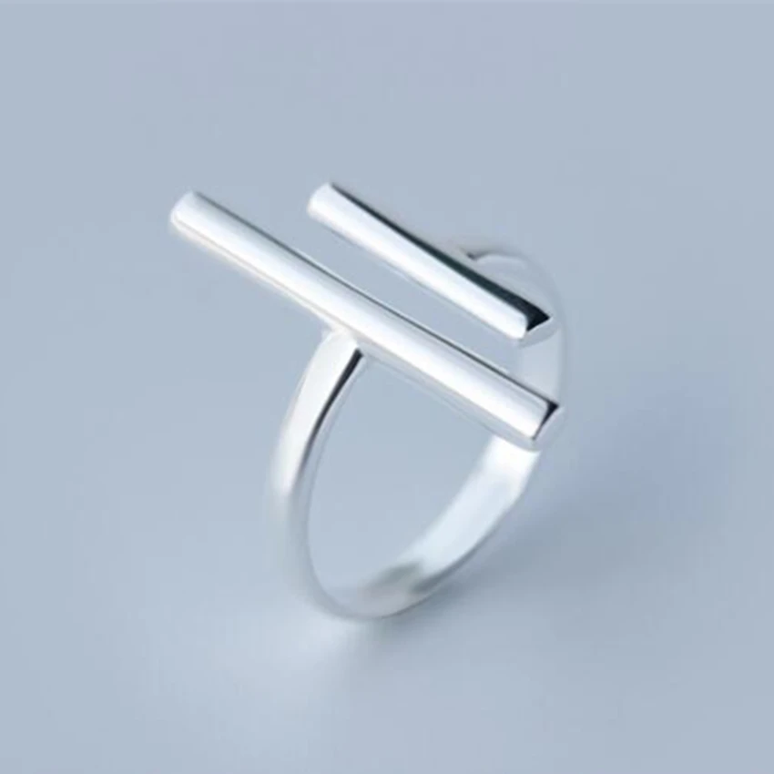 Новинка уникальные двойные Т образные кольца Cxwind для женщин регулируемые