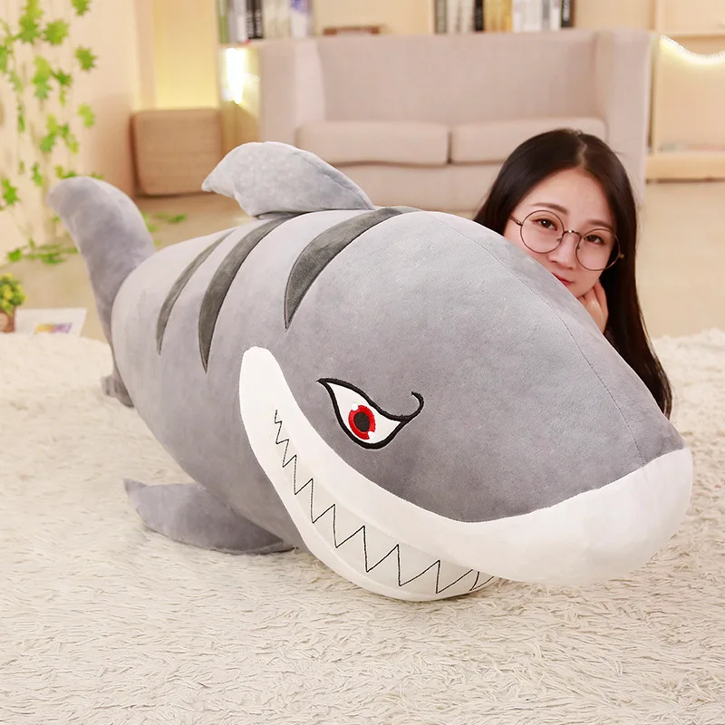 55-100 см Hammerhead Акула плюшевая игрушка Россия акула игрушка мягкая набивная подушка для животных плюшевая высокое качество детский мальчик подарок на день рождения