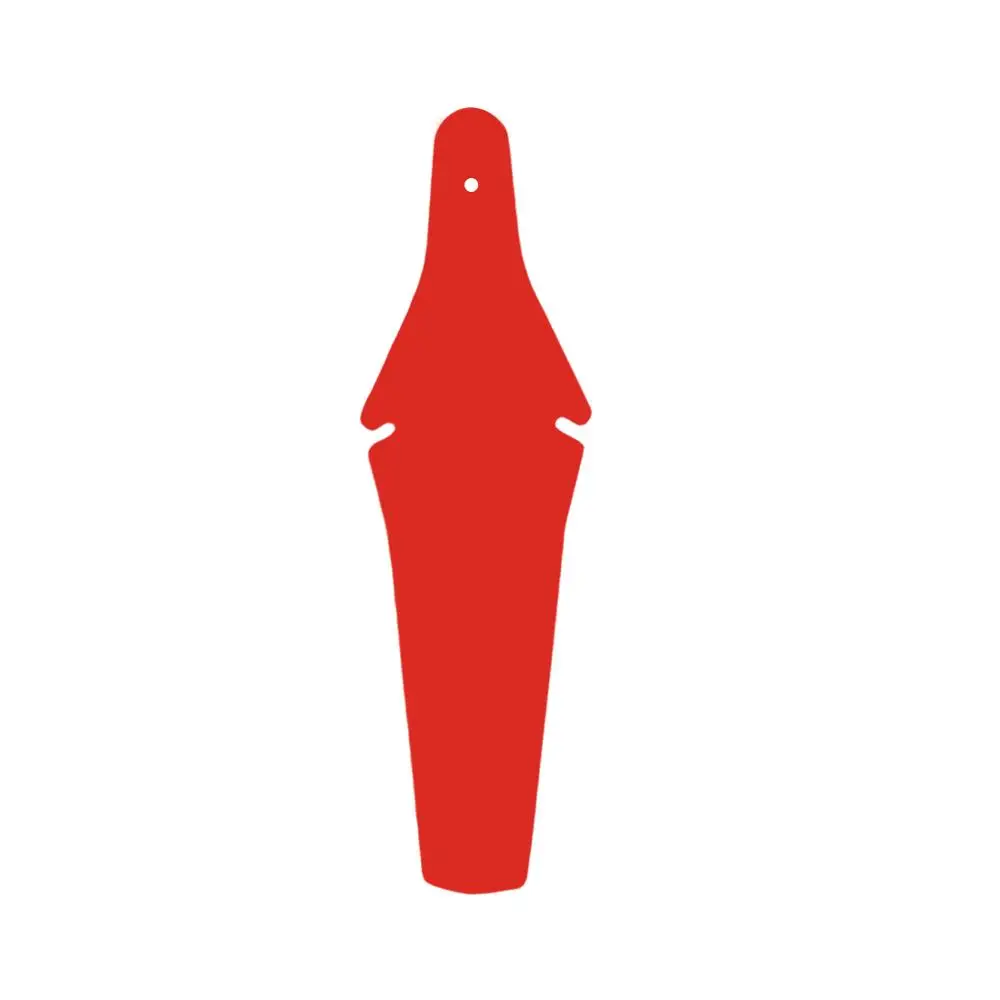 red mudguard Велосипедный щиток велогонка MTB дорожный велосипед крыло седло пассажира съемные части заднего велосипеда крылья 10 цветов - Цвет: red mudguard