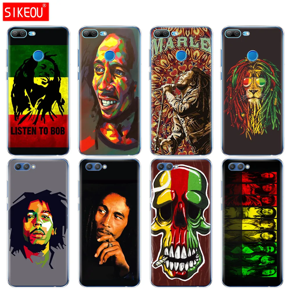 Силиконовый чехол для телефона Huawei Honor 10 V10 3c 4C 5c 5x 4A 6A 6C pro 6X 7X 6 7 8 9 LITE Bob Marley|Бамперы|