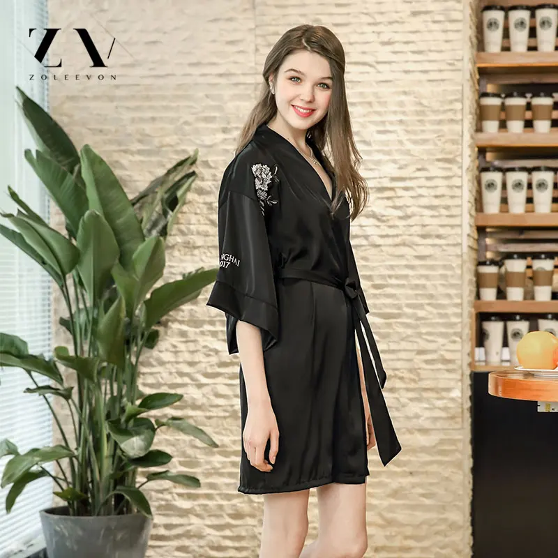 Шелковые халаты для женщин сексуальное белье японский халат женские пижамы