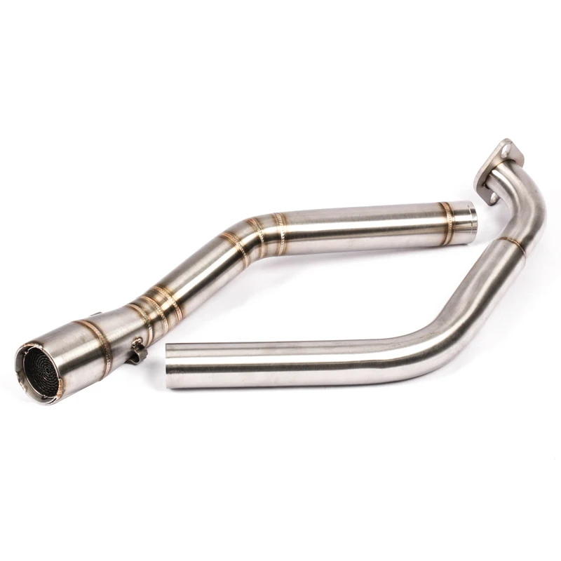 Motorcycle Exhaust Muffler Modified Front Middle stainless steel Link Pipe Slip on For Yamaha R15 V3 2017 2018 | Автомобили и