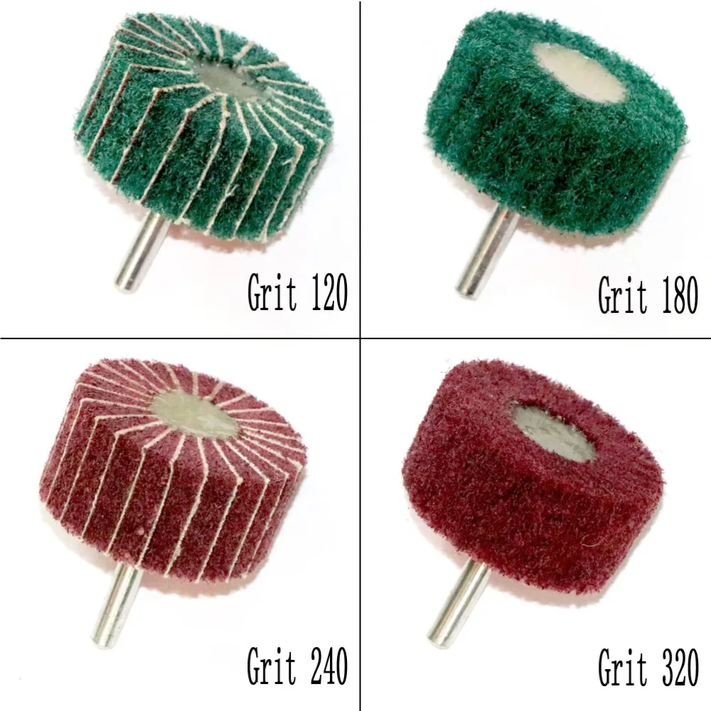 4 шт. полировальные насадки для дрели из нейлонового волокна хвостовик 1/4 дюйма 6