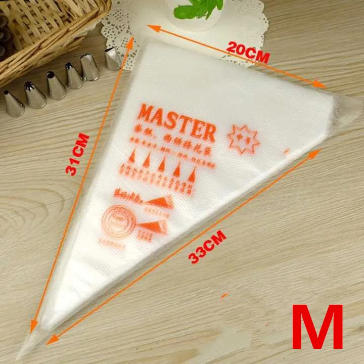 Одноразовый кондитерский мешок размером S/M/L 100 шт./лот инструмент для глазировки