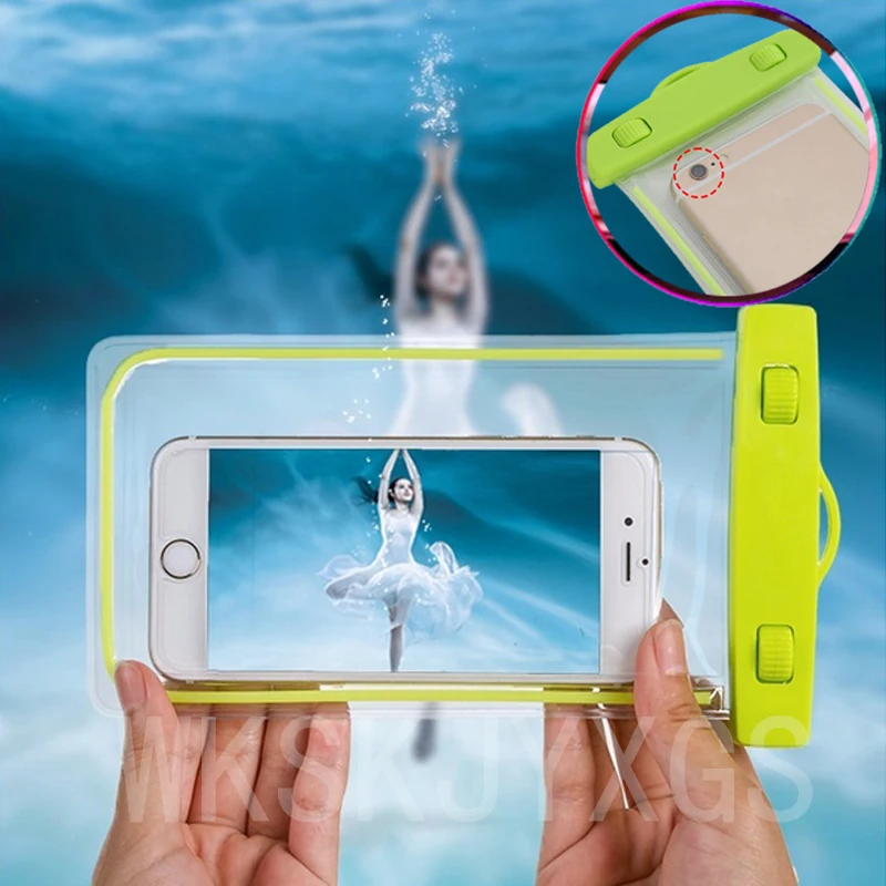 New Luminous bag underwater waterproof phone For Sony Xperia E3 D2203 D2206 diving case Cover Case | Мобильные телефоны и