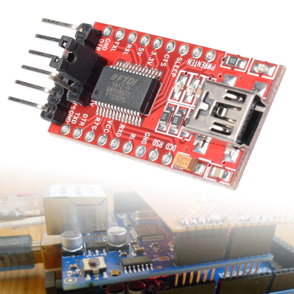 USB к TTL FT232RL FTDI Серийный адаптер конвертер Модуль для 3 В/5 В | Электроника
