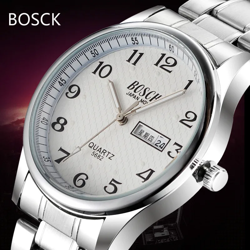 Топ люксовый бренд мужские's часы Дата День нержавеющая сталь Relojes светящиеся часы мужские повседневные кварцевые часы спортивные наручные часы