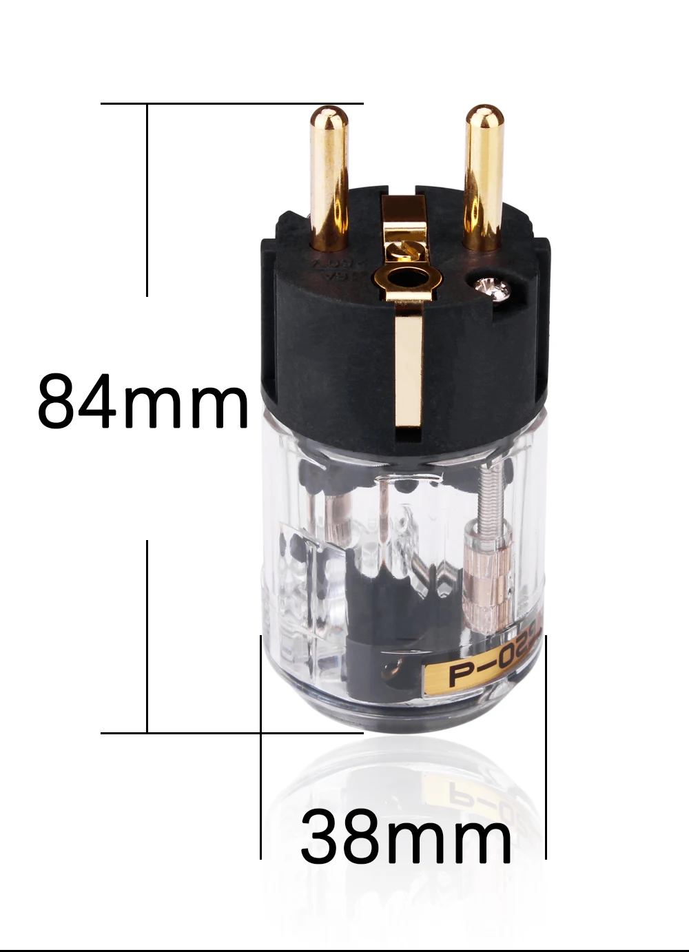 YYAUDIO Hifi Разъем питания высокое качество позолоченный одна пара ЕС разъем питания+ IEC гнездовой разъем