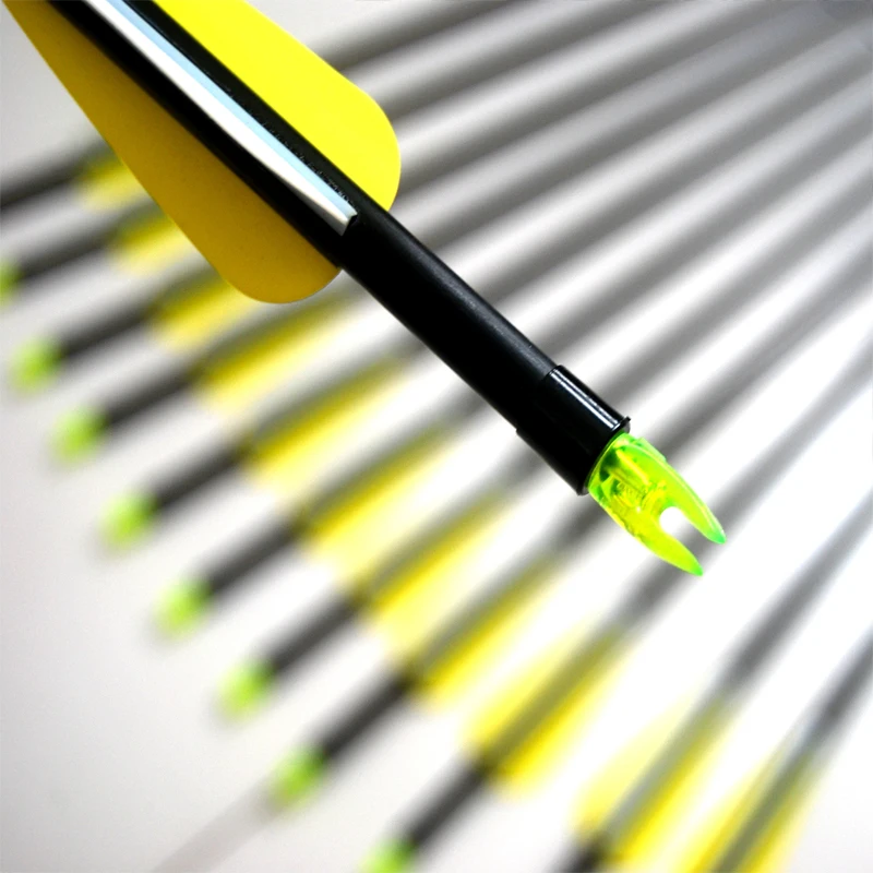 6 шт. Новый стекловолокна стрелы изогнутый и блочного Лука Охота стрельба из лука