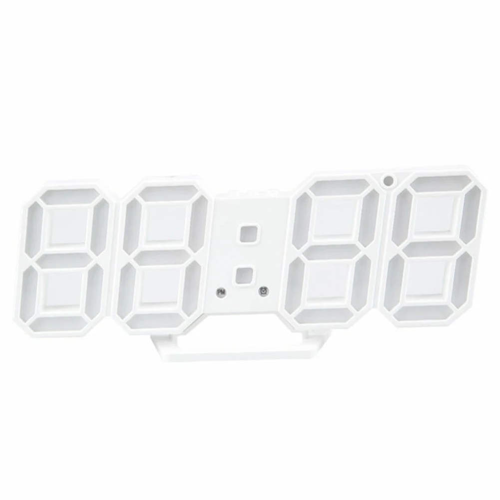 Оригинальные 3D светодиодный часы современные настенные цифровые 12/24 с