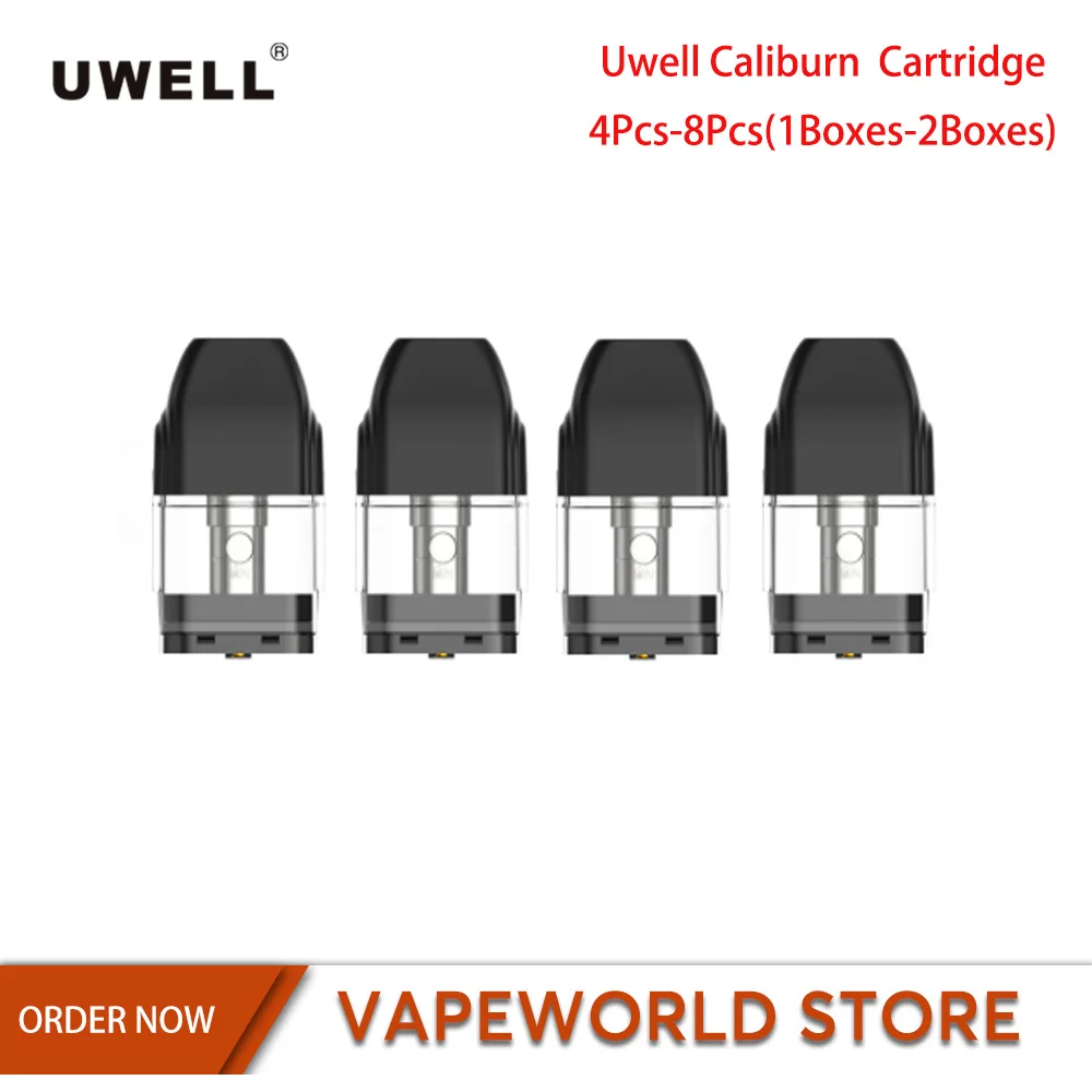 4 шт. 8 оригинальный картридж Uwell caliborn 2 мл 1.4ом аксессуары для электронных сигарет