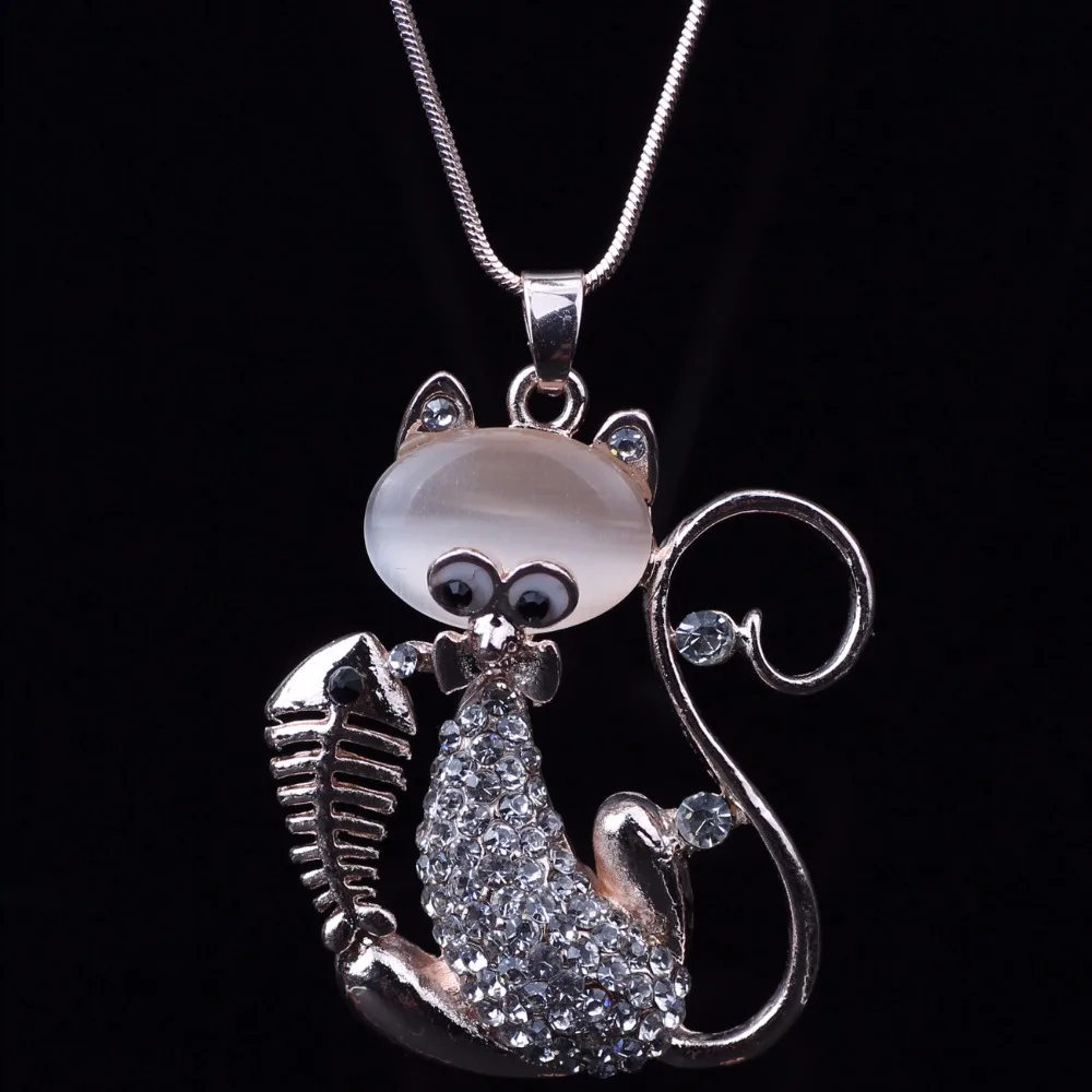 Женское массивное ожерелье с кулоном кошачий глаз|accessories fashion|fashion accessoriesgold chain choker