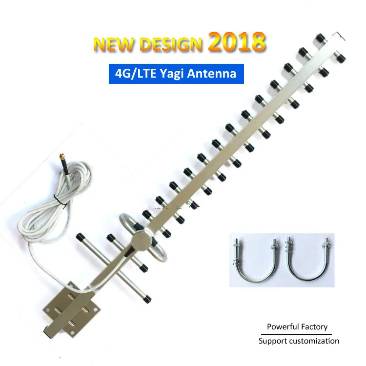 Удаленная беспроводная наружная направленная антенна 18 дби LTE 4G Yagi 1 шт.|Антенны