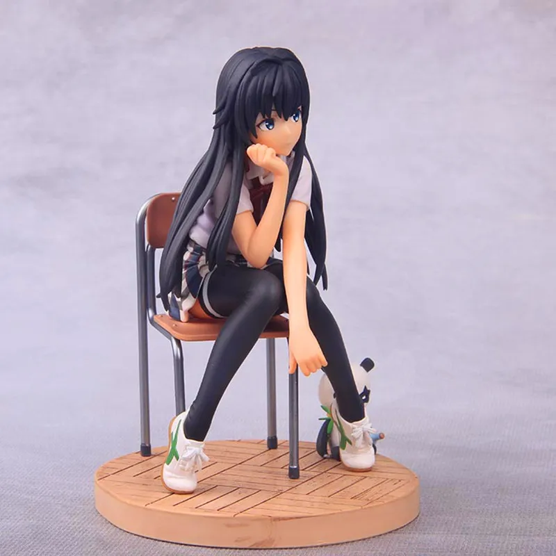 14 см KOTOBUKIYA My youth love story Аниме Фигурка Yukinoshita Yukino экшн фигурка кресло Ver красивые