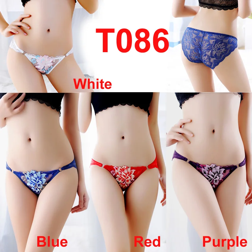 Для женщин пикантные женские Кружево стринги Трусики для Панталоны Нижнее Бельё