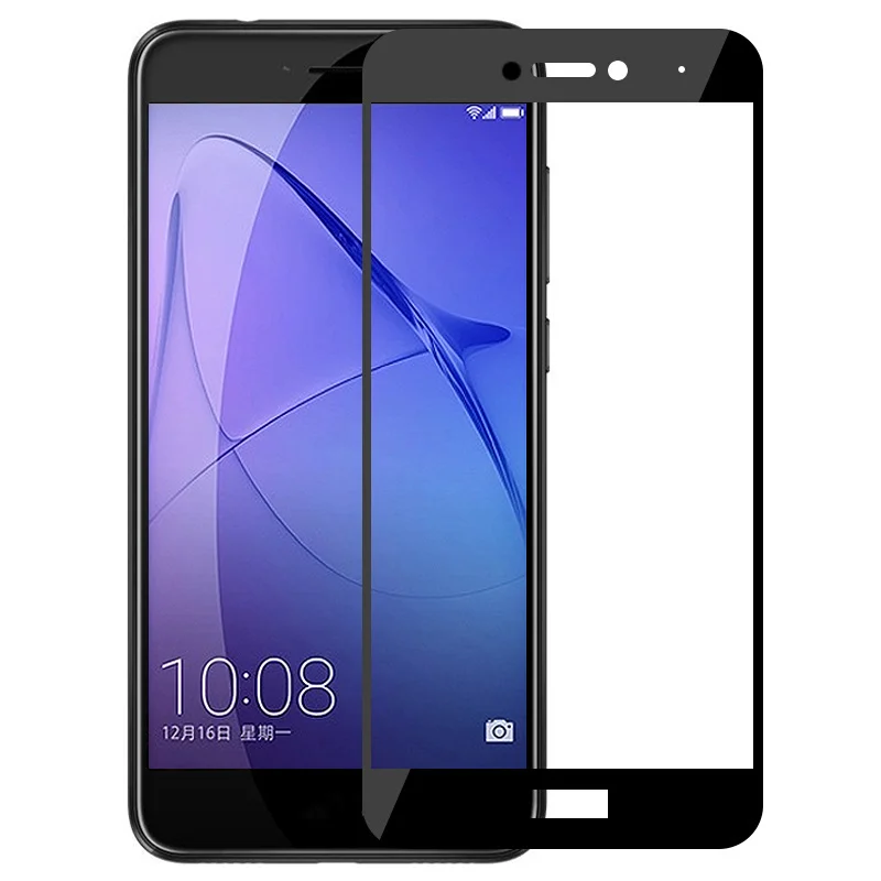 5D закругленные края полное покрытие для huawei Honor 8 Lite/P8 Lite /P9 Lite Закаленное стекло протектор экрана