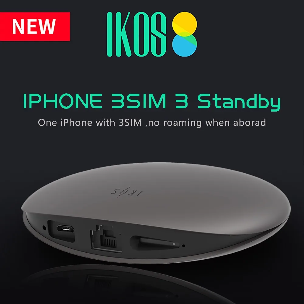 3G версия IKOS 3 SIM карты в режиме ожидания без роуминга за границей SIMadd активация